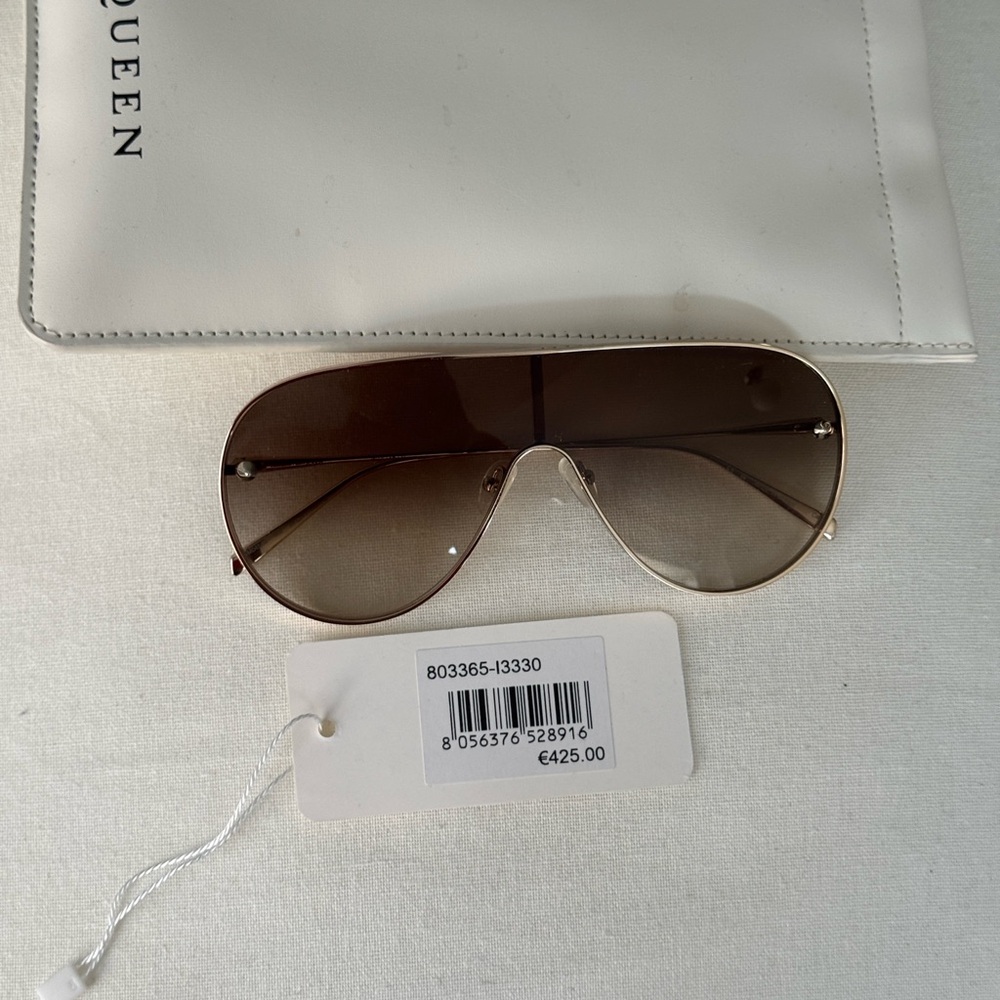 Alexander McQueen Gradient Brown Sunglasses